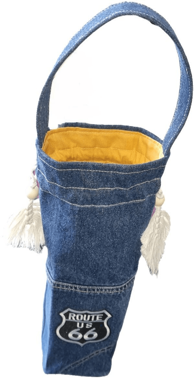 SAC A BOUTEILLE EN JEANS